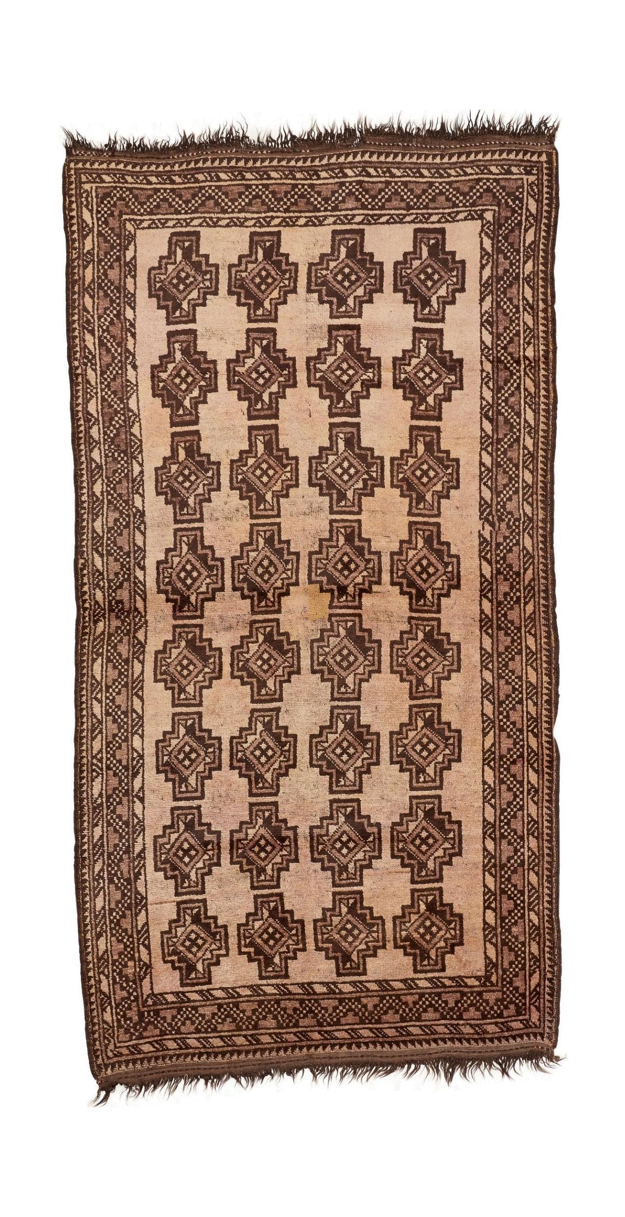 Vintage Afghan Baluch Rug