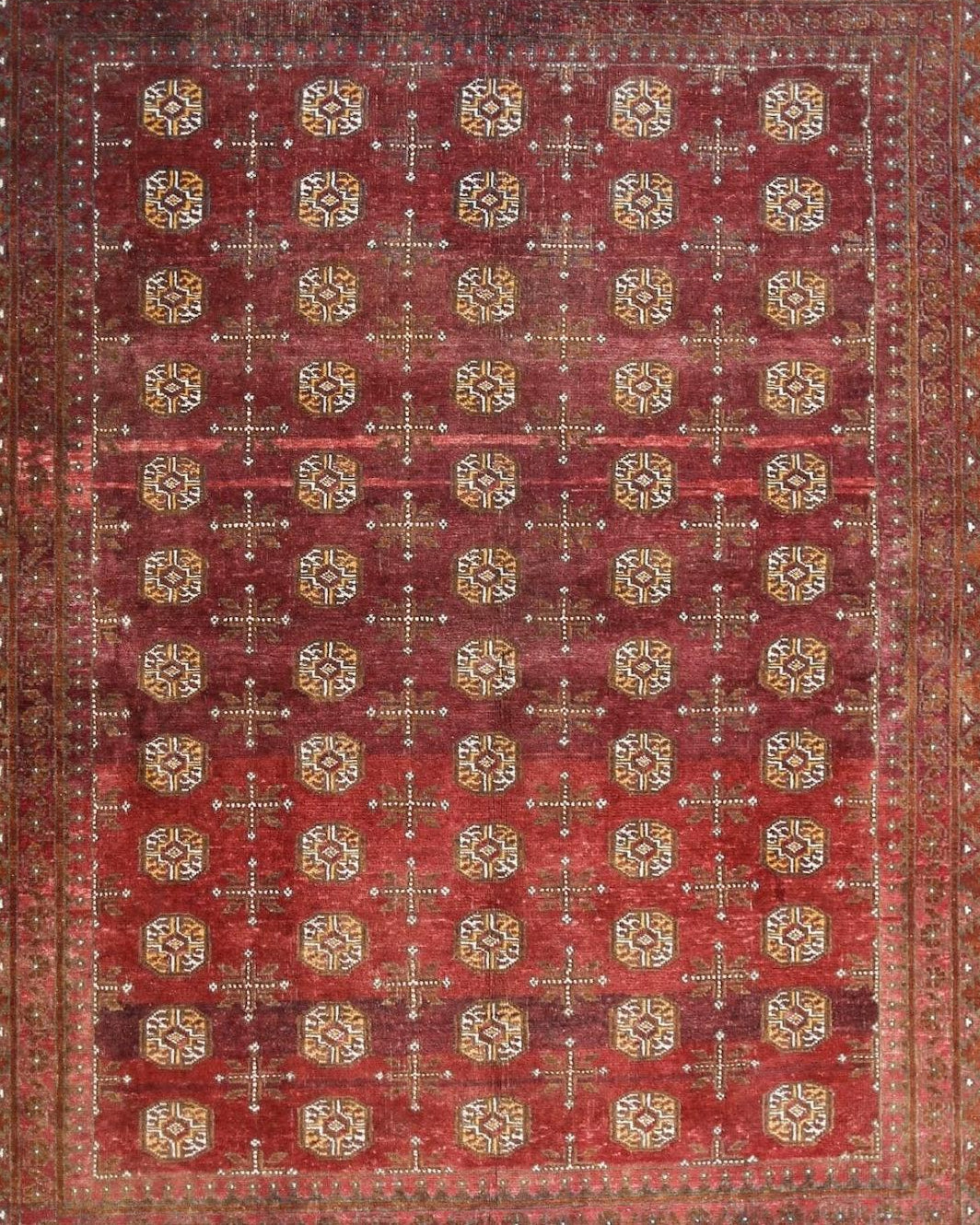 Antique Turkmen Tekke Rug
