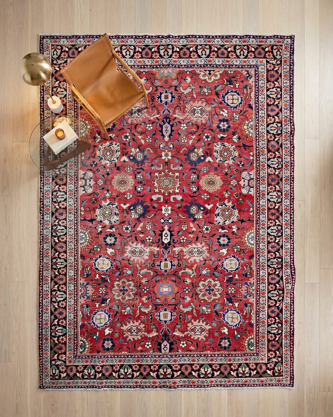 Vintage Persian Bakhtiari Rug