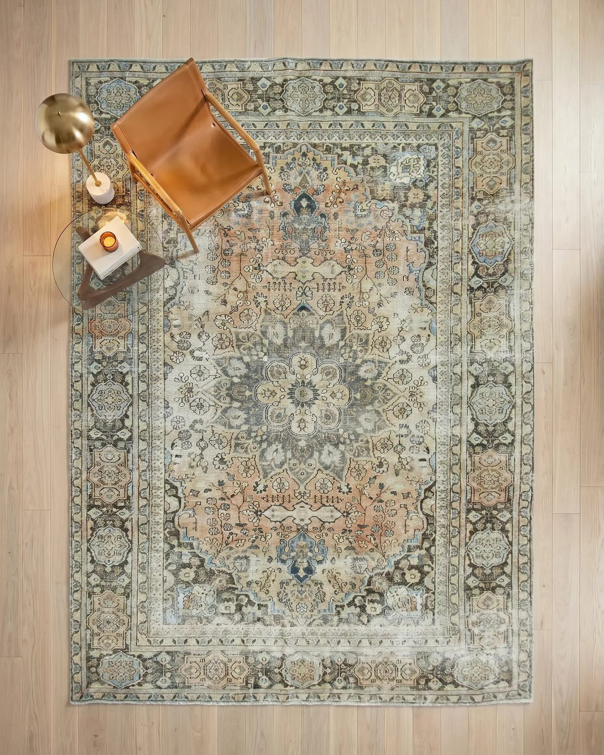 Vintage Persian Moud Rug