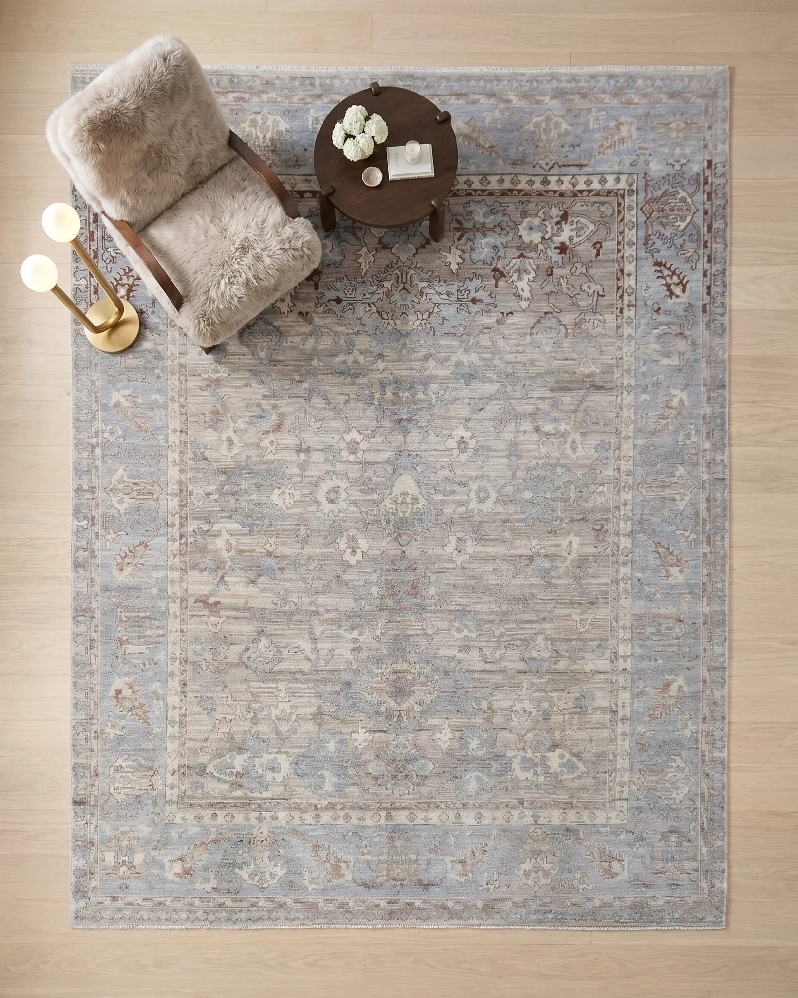 Transitional Oushak Rug