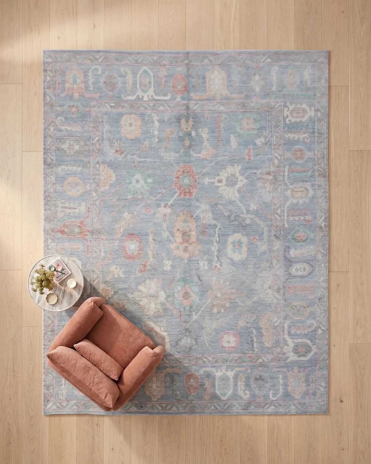Transitional Oushak Rug