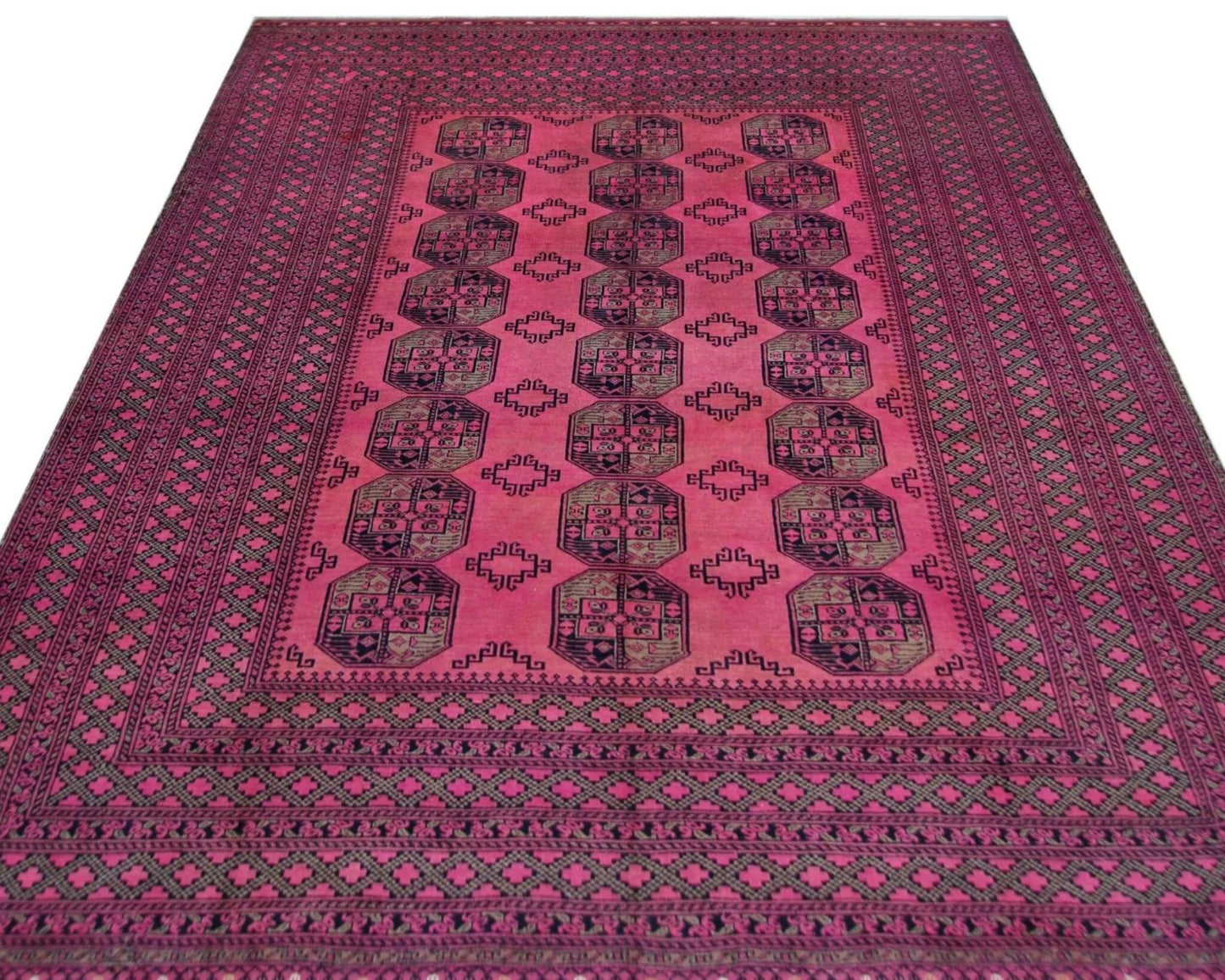 Vintage Turkmen Ersari Rug