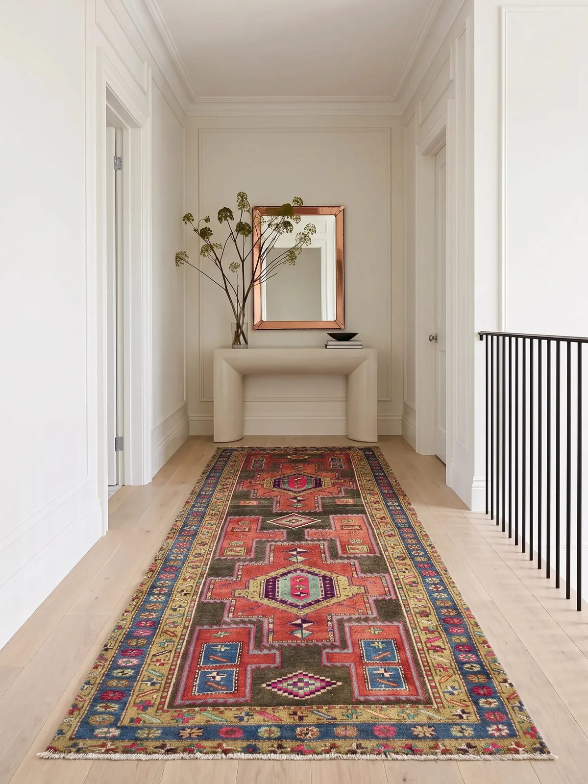 Vintage Persian Meshkin Runner