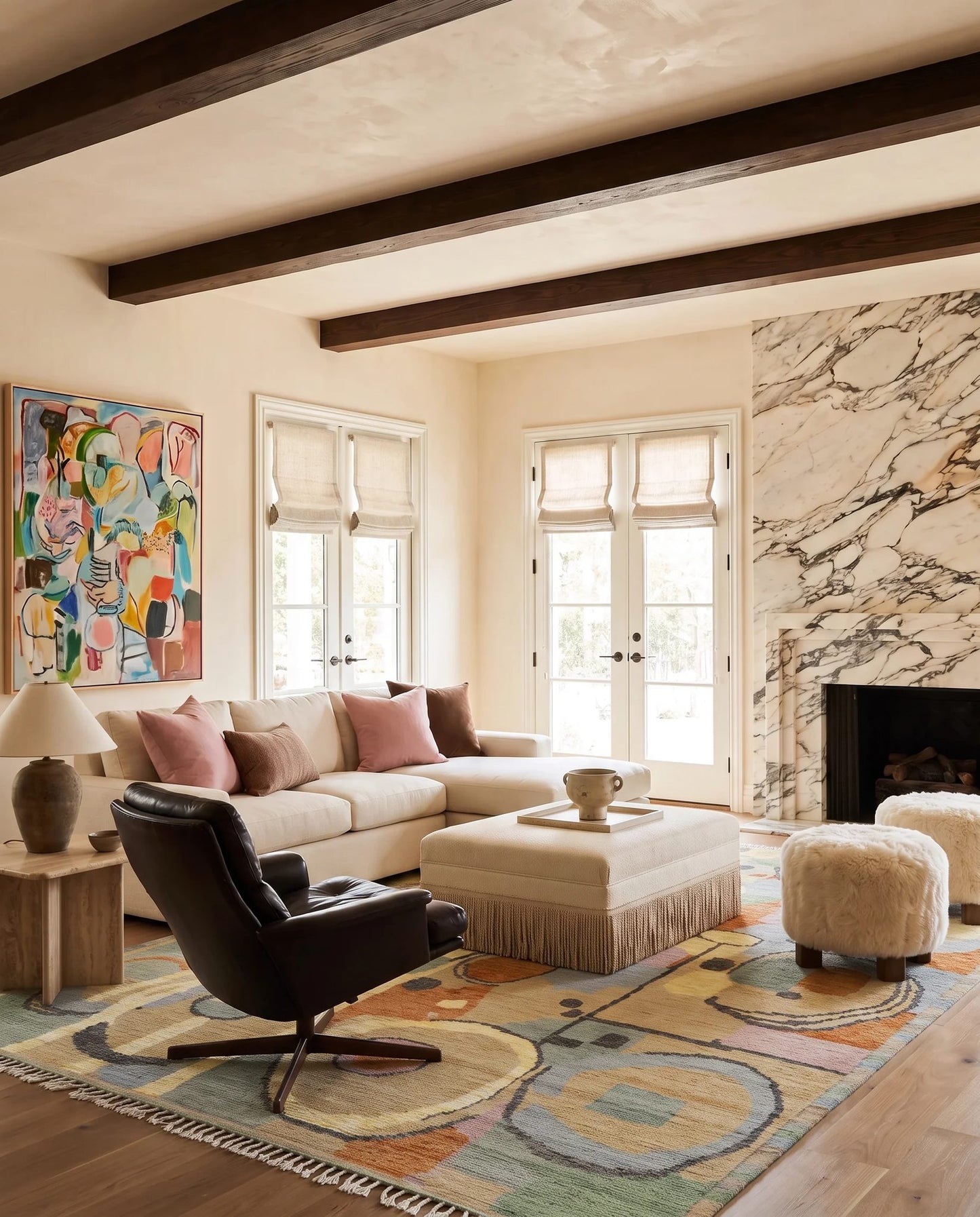 Transitional Kohi Rug