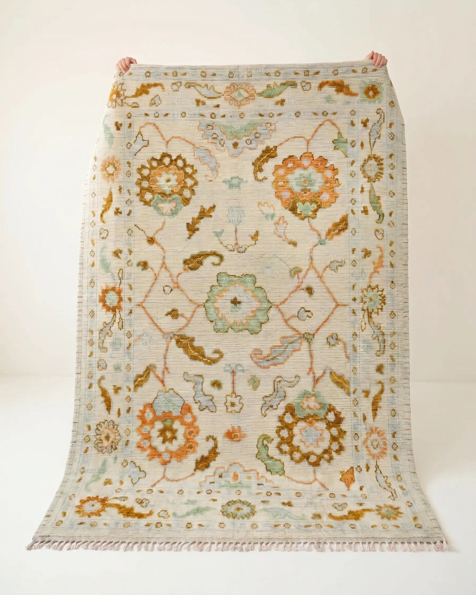 Transitional Oushak Rug