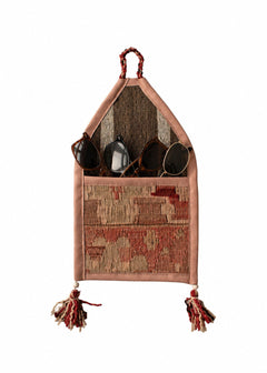 Vintage Turkish Kilim Pocket Hanging