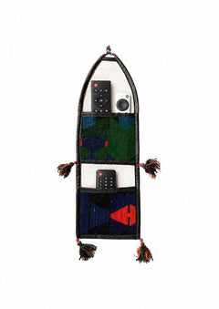 Vintage Turkish Kilim Pocket Hanging