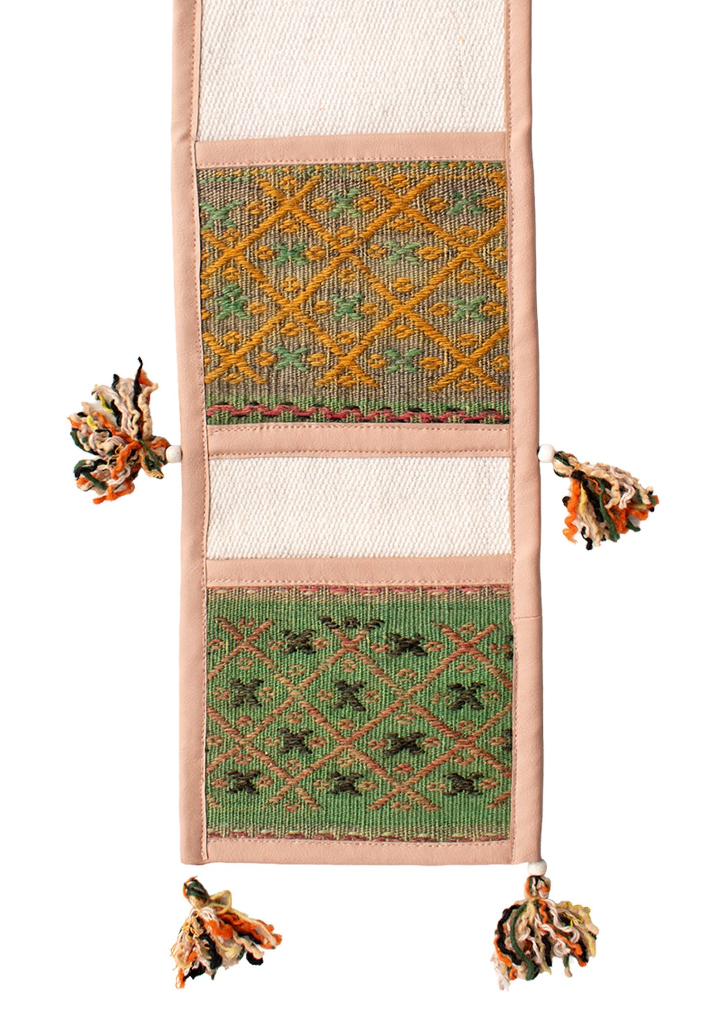 Vintage Turkish Kilim Pocket Hanging