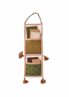 Vintage Turkish Kilim Pocket Hanging