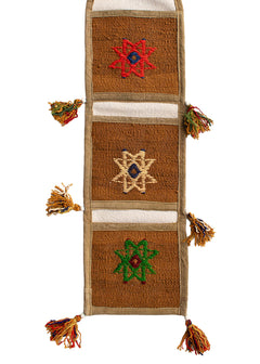 Vintage Turkish Kilim Pocket Hanging