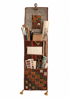 Vintage Turkish Kilim Pocket Hanging