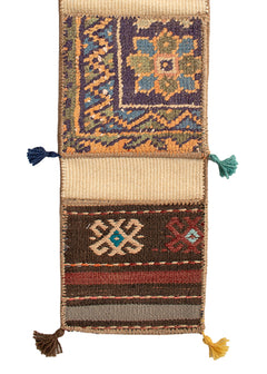 Vintage Turkish Kilim Pocket Hanging