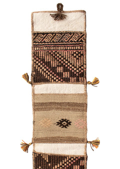 Vintage Turkish Kilim Pocket Hanging
