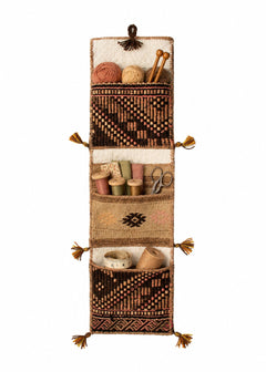 Vintage Turkish Kilim Pocket Hanging