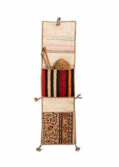 Vintage Turkish Kilim Pocket Hanging