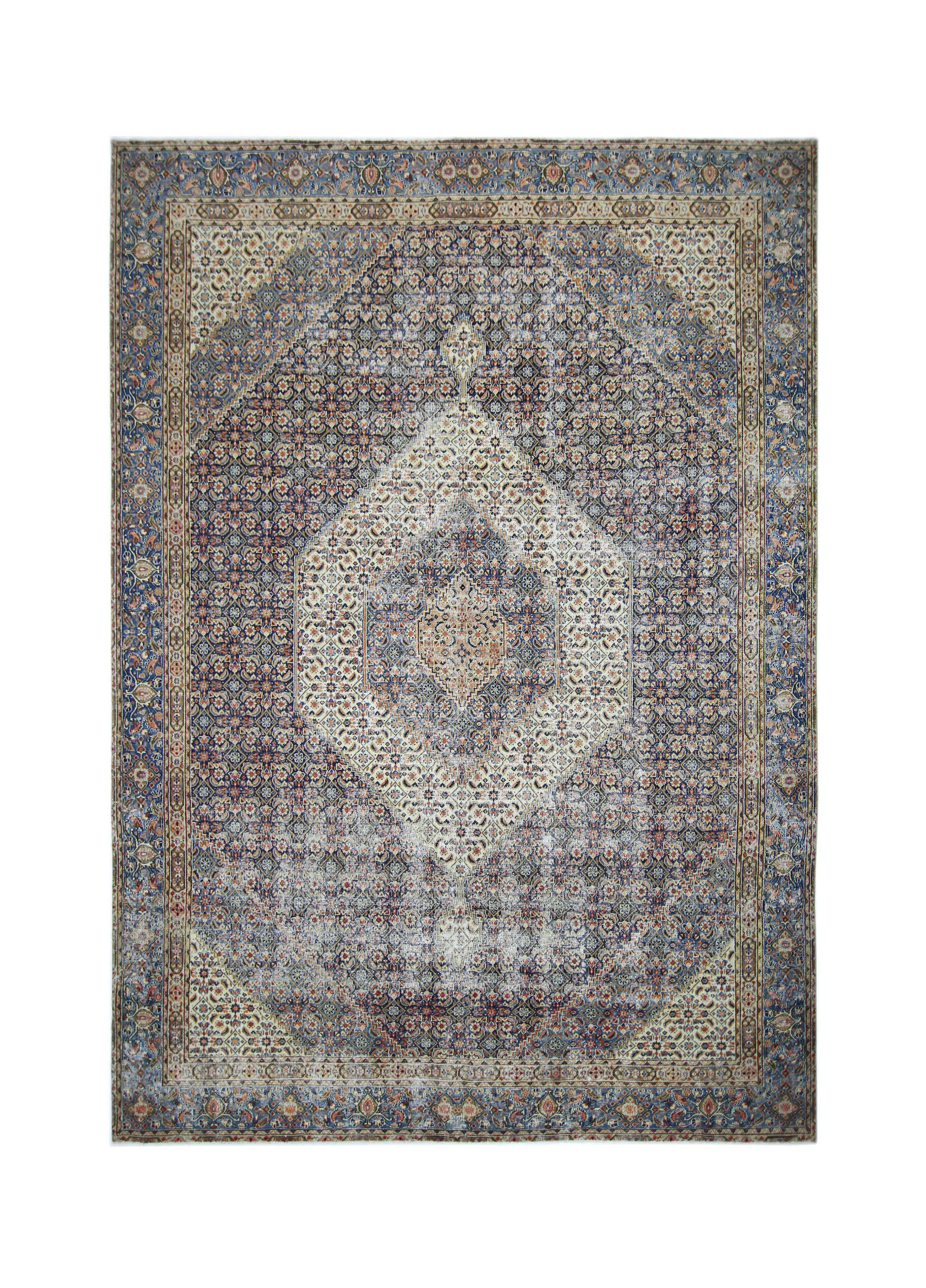 Vintage Persian Senneh Rug
