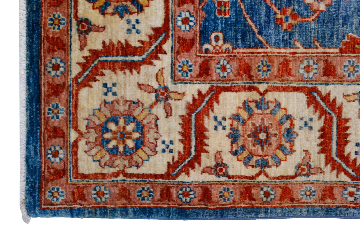 High Quality Handmade Afghan Chobi Rug | 296 x 249 cm | 9'9" x 8'2" - Najaf Rugs & Textile