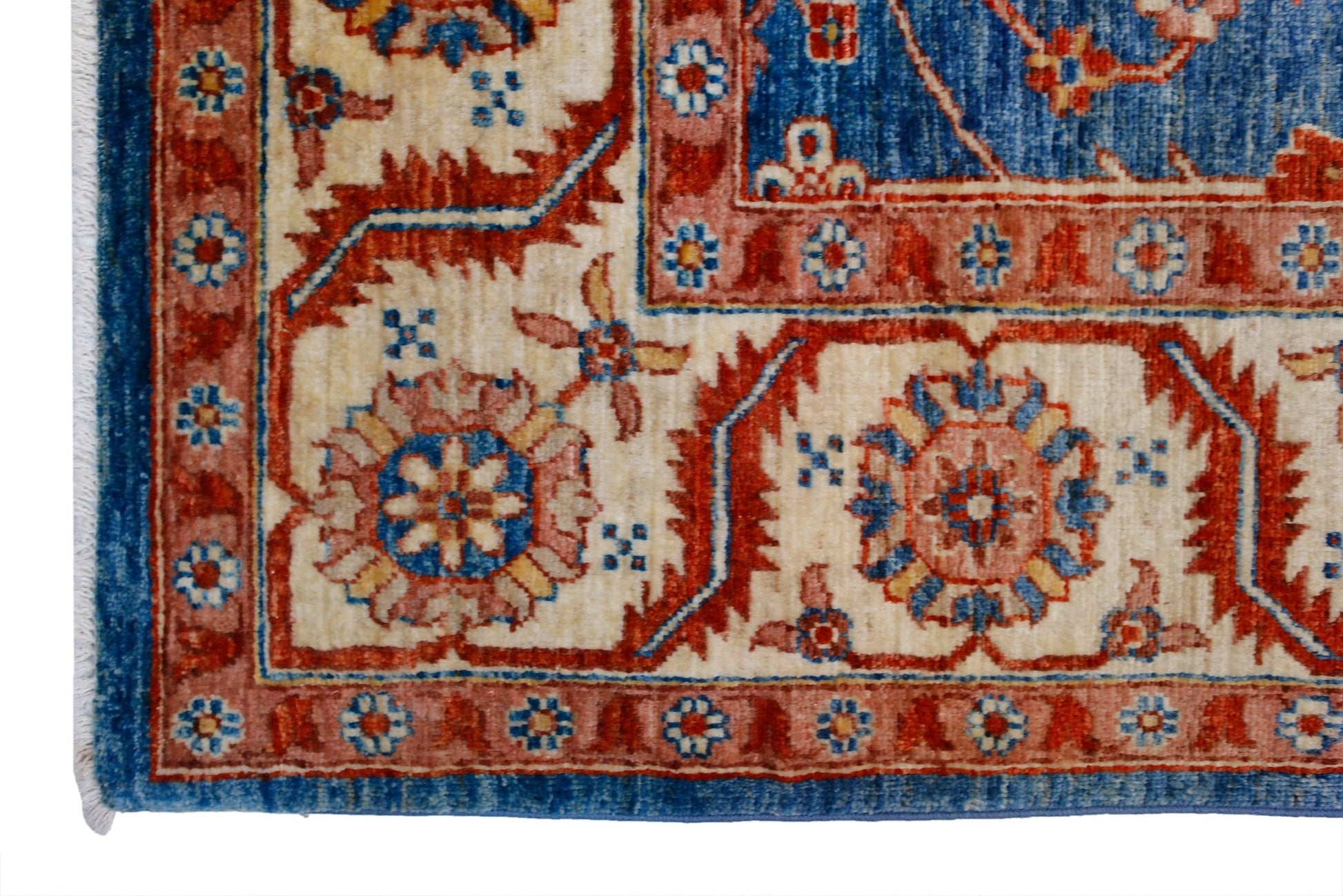 High Quality Handmade Afghan Chobi Rug | 296 x 249 cm | 9'9" x 8'2" - Najaf Rugs & Textile