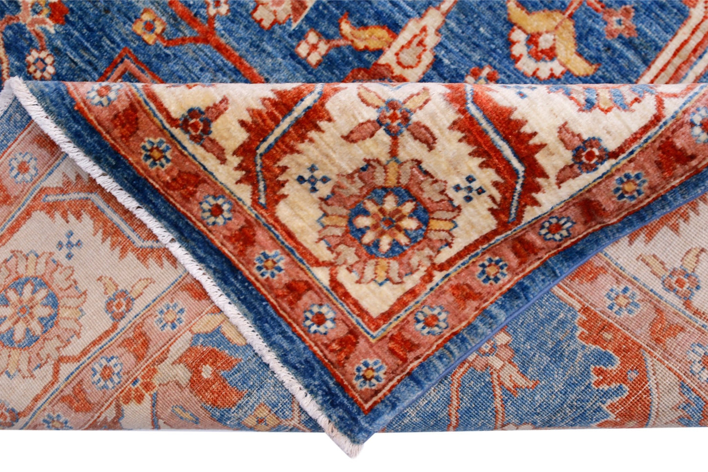 High Quality Handmade Afghan Chobi Rug | 296 x 249 cm | 9'9" x 8'2" - Najaf Rugs & Textile