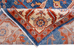 High Quality Handmade Afghan Chobi Rug | 296 x 249 cm | 9'9" x 8'2" - Najaf Rugs & Textile