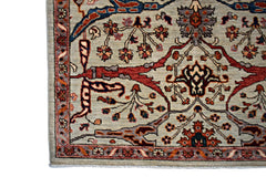 Handmade Transitional Afghan Chobi Rug | 302 x 245 cm | 9'11" x 8'1" - Najaf Rugs & Textile