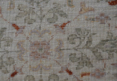 A close-up of a handwoven Afghan Chobi rug featuring a detailed Mamluk pattern in earthy tones.