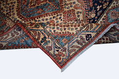 Handmade Traditional Afghan Chobi Rug | 203 x 156 cm | 6'8" x 5'2" - Najaf Rugs & Textile