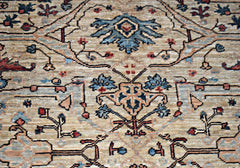 Handmade Traditional Afghan Chobi Rug | 208 x 153 cm | 6'10" x 5' - Najaf Rugs & Textile