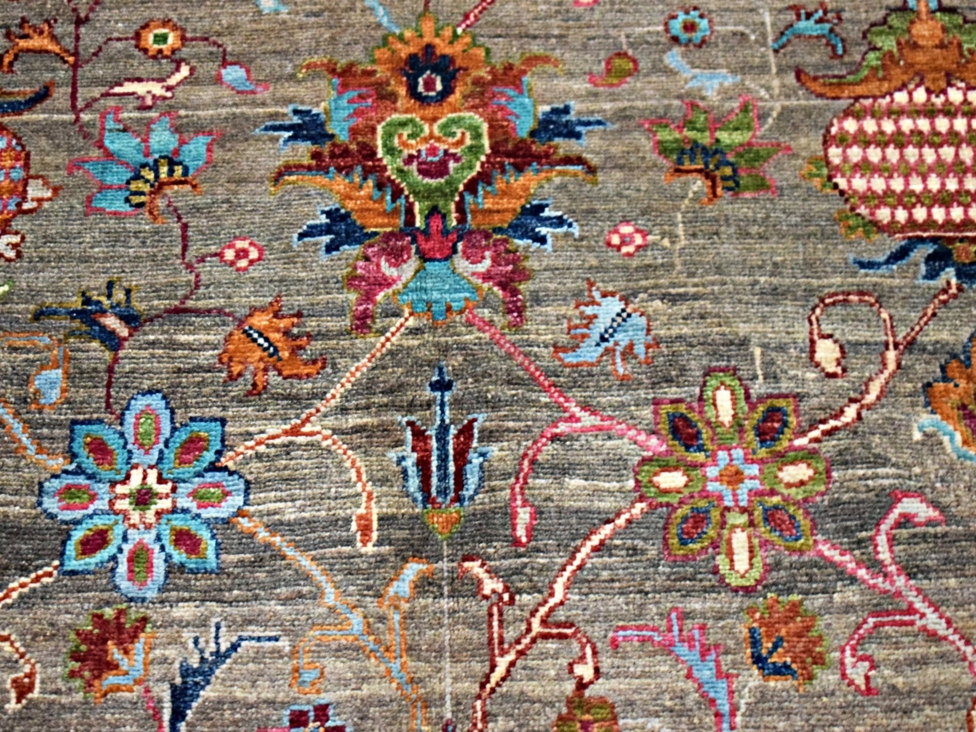 Handmade Traditional Afghan Chobi Rug | 208 x 155 cm | 6'10" x 5'1" - Najaf Rugs & Textile