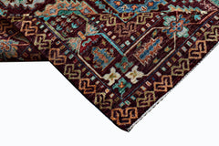 Handmade Traditional Afghan Chobi Rug | 247 x 174 cm | 8'1" x 5'9" - Najaf Rugs & Textile
