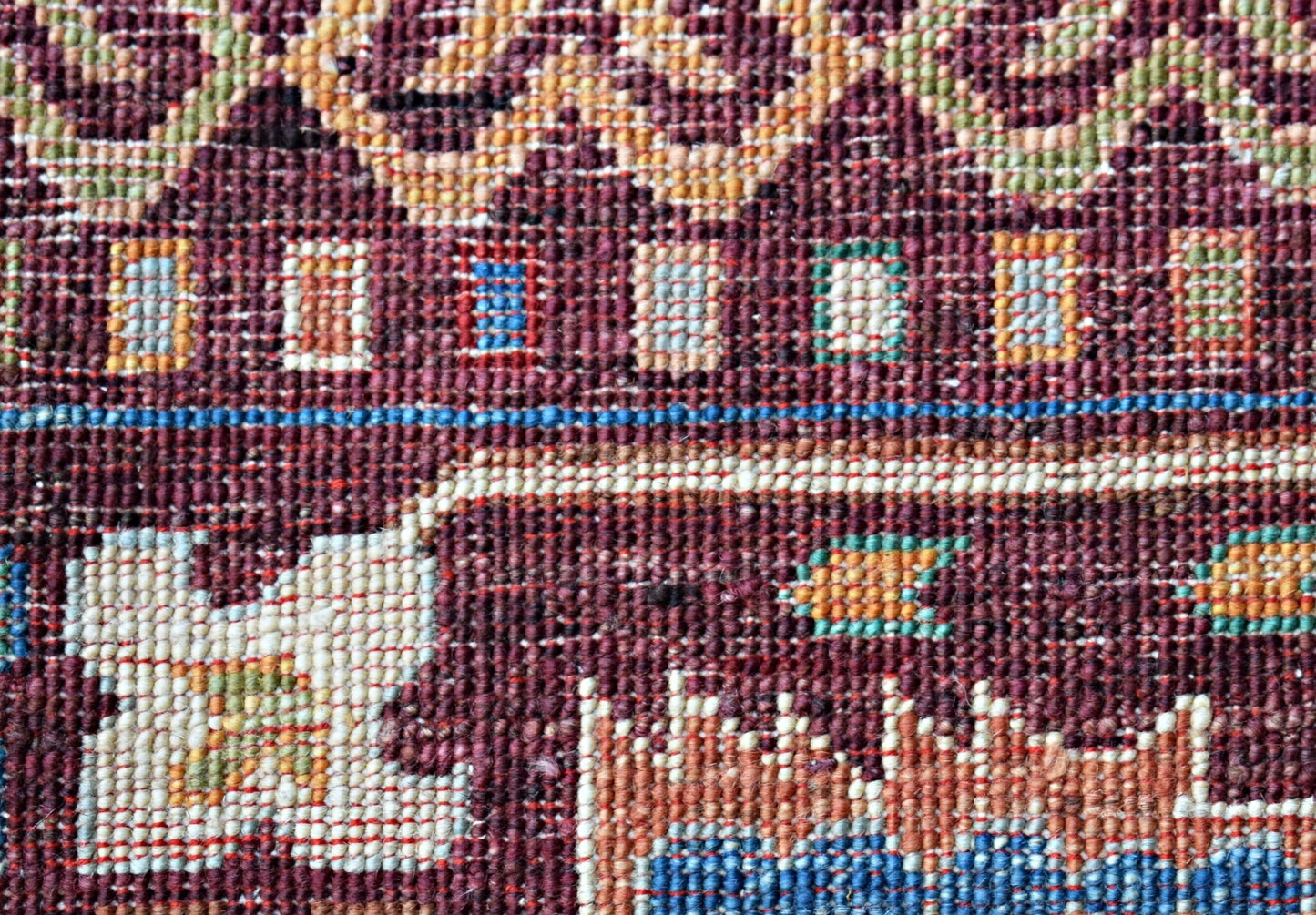 Handmade Traditional Afghan Chobi Rug | 247 x 174 cm | 8'1" x 5'9" - Najaf Rugs & Textile