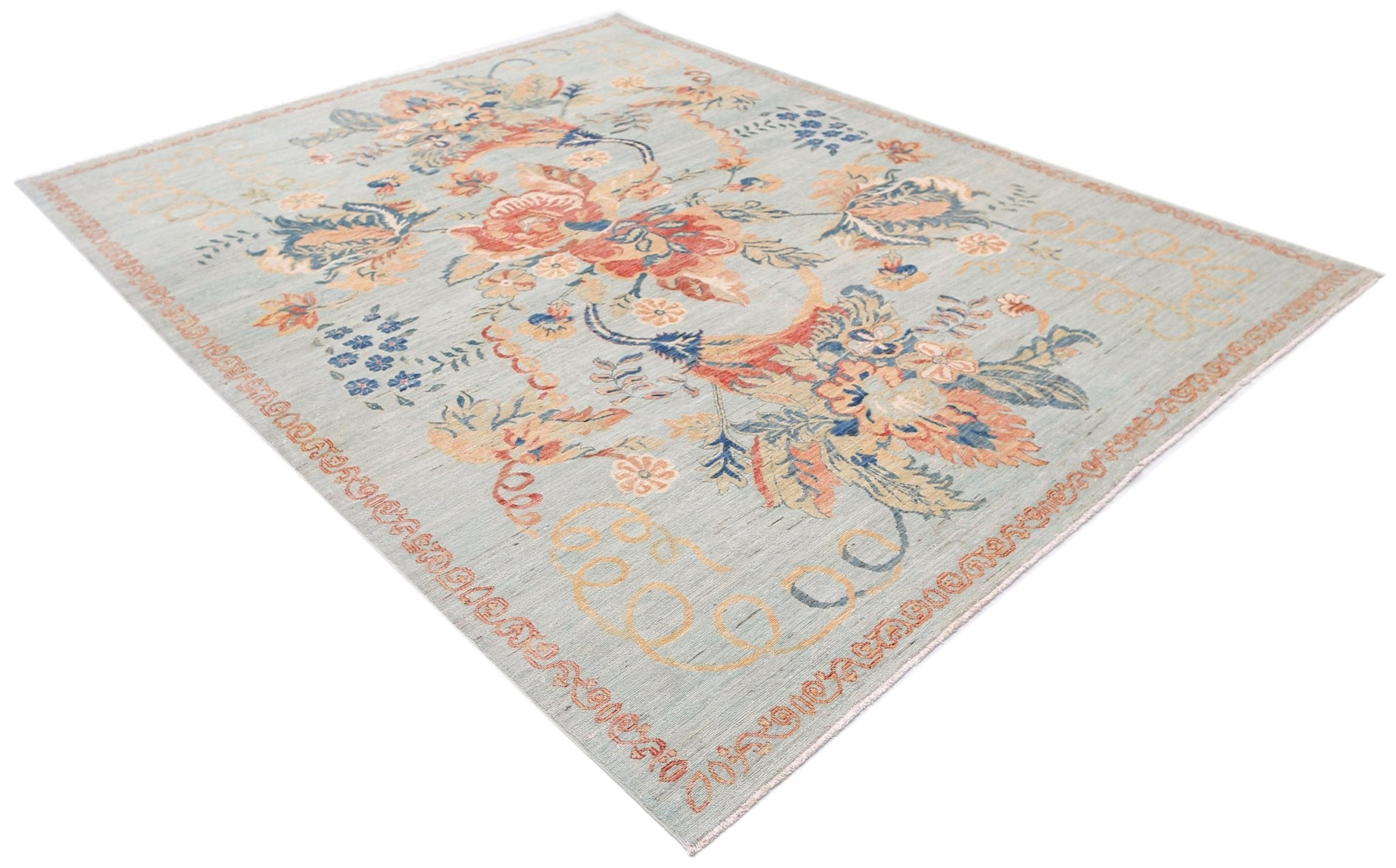 Handmade Traditional Afghan Chobi Rug | 305 x 249 cm | 10' x 8'2" - Najaf Rugs & Textile