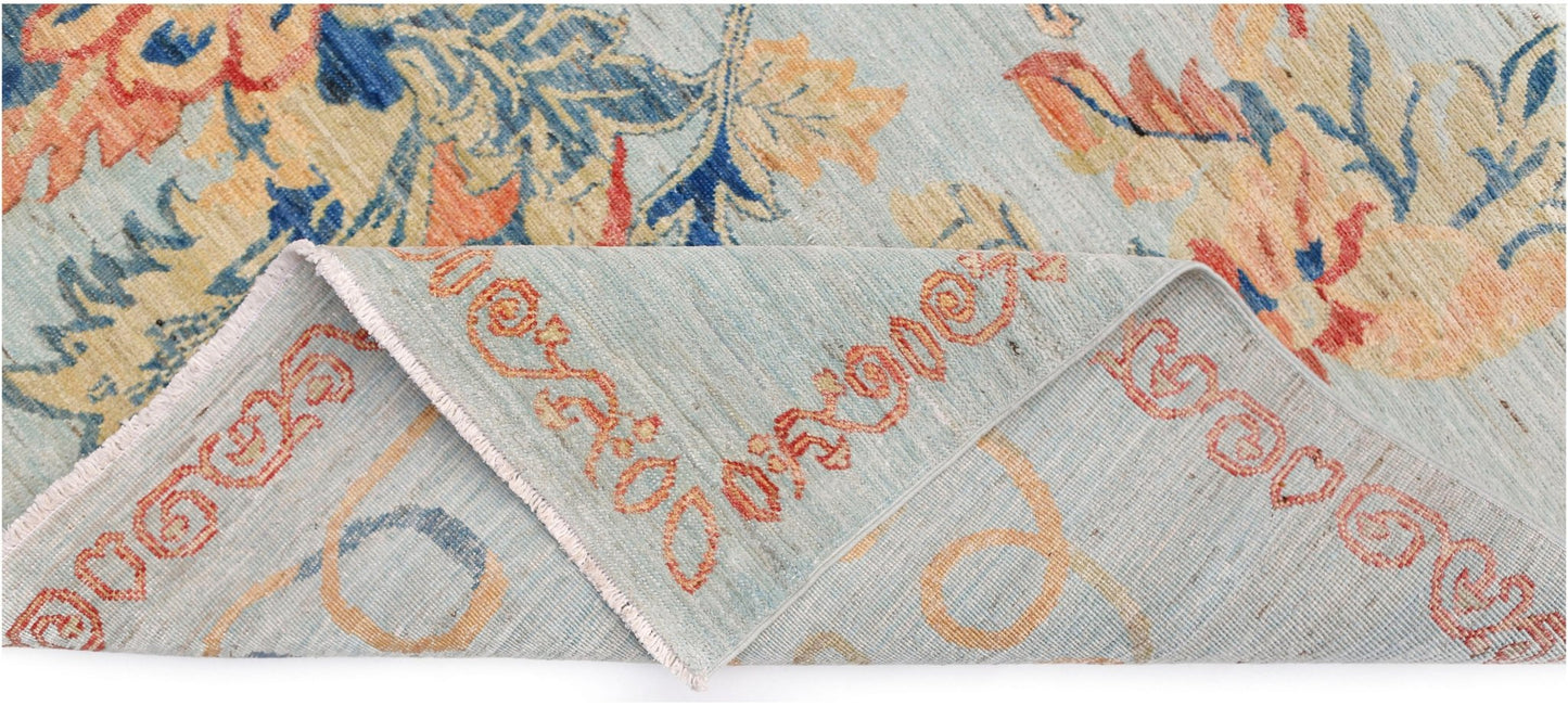 Handmade Traditional Afghan Chobi Rug | 305 x 249 cm | 10' x 8'2" - Najaf Rugs & Textile