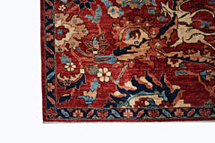 Handmade Traditional Afghan Chobi Rug | 356 x 275 cm | 11'8" x 8' - Najaf Rugs & Textile