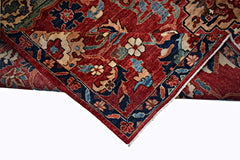 Handmade Traditional Afghan Chobi Rug | 356 x 275 cm | 11'8" x 8' - Najaf Rugs & Textile