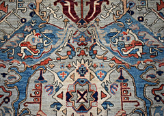 Handmade Traditional Afghan Chobi Rug | 362 x 266 cm | 11'11" x 8'9" - Najaf Rugs & Textile