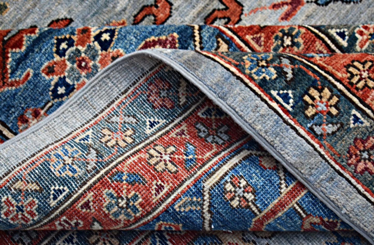 Handmade Traditional Afghan Chobi Rug | 420 x 304 cm | 13'10" x 10' - Najaf Rugs & Textile