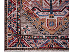 Handmade Afghan Chobi Hallway Runner | 206 x 62 cm | 6'9" x 2' - Najaf Rugs & Textile