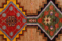 Handmade Afghan Chobi Hallway Runner | 303 x 85 cm | 9'11" x 2'10" - Najaf Rugs & Textile