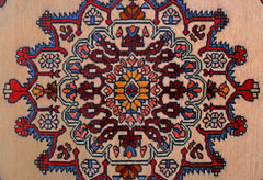 Handmade Afghan Herati Rug | 153 x 142 cm | 5'1" x 4' - Najaf Rugs & Textile