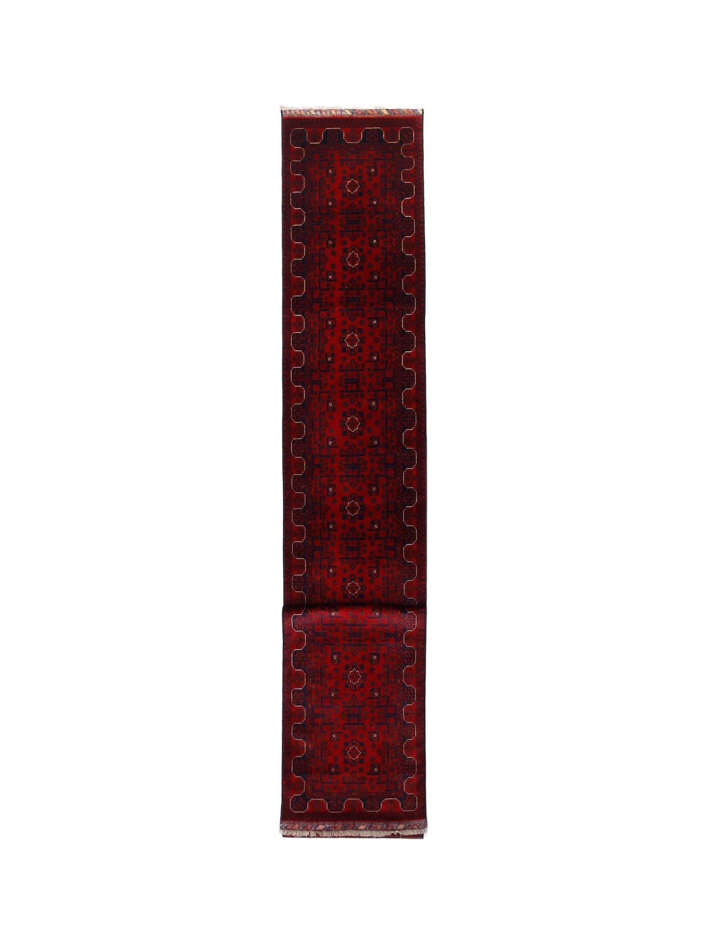Handmade Afghan Khal Mohammadi Hallway Runner | 679 x 80 cm | 22’4” x 2’8” - Najaf Rugs & Textile