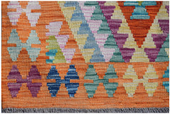Handmade Afghan Maimana Kilim | 120 x 84 cm | 3'11" x 2'1" - Najaf Rugs & Textile