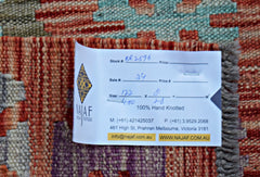 Handmade Afghan Maimana Kilim | 122 x 81 cm | 4' x 2'8" - Najaf Rugs & Textile