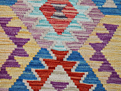 Handmade Afghan Maimana Kilim | 125 x 81 cm | 4'2" x 2'8" - Najaf Rugs & Textile