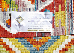 Handmade Afghan Maimana Kilim | 125 x 81 cm | 4'2" x 2'8" - Najaf Rugs & Textile