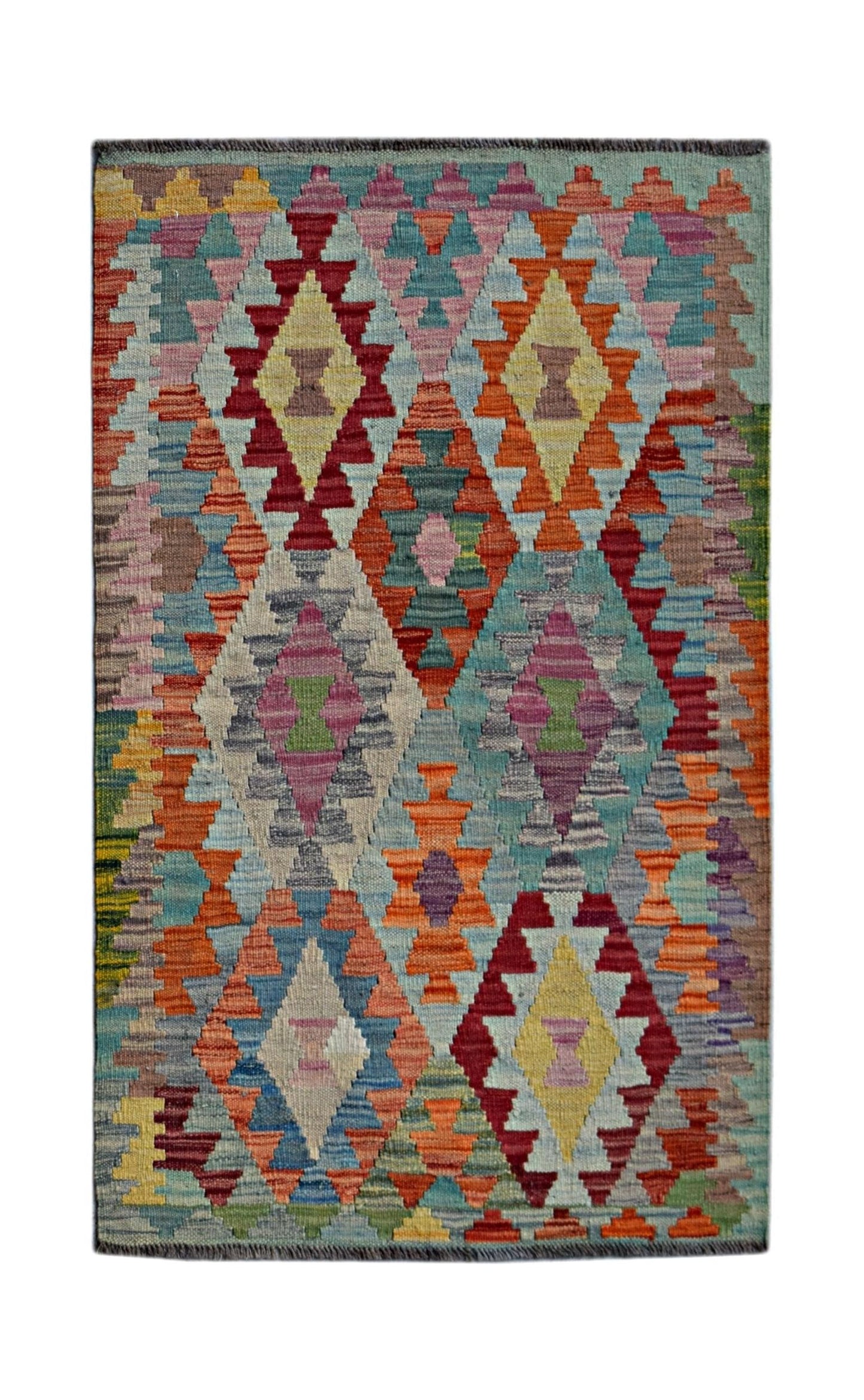 Handmade Afghan Maimana Kilim | 132 x 79 cm | 4'4" x 2'7" - Najaf Rugs & Textile