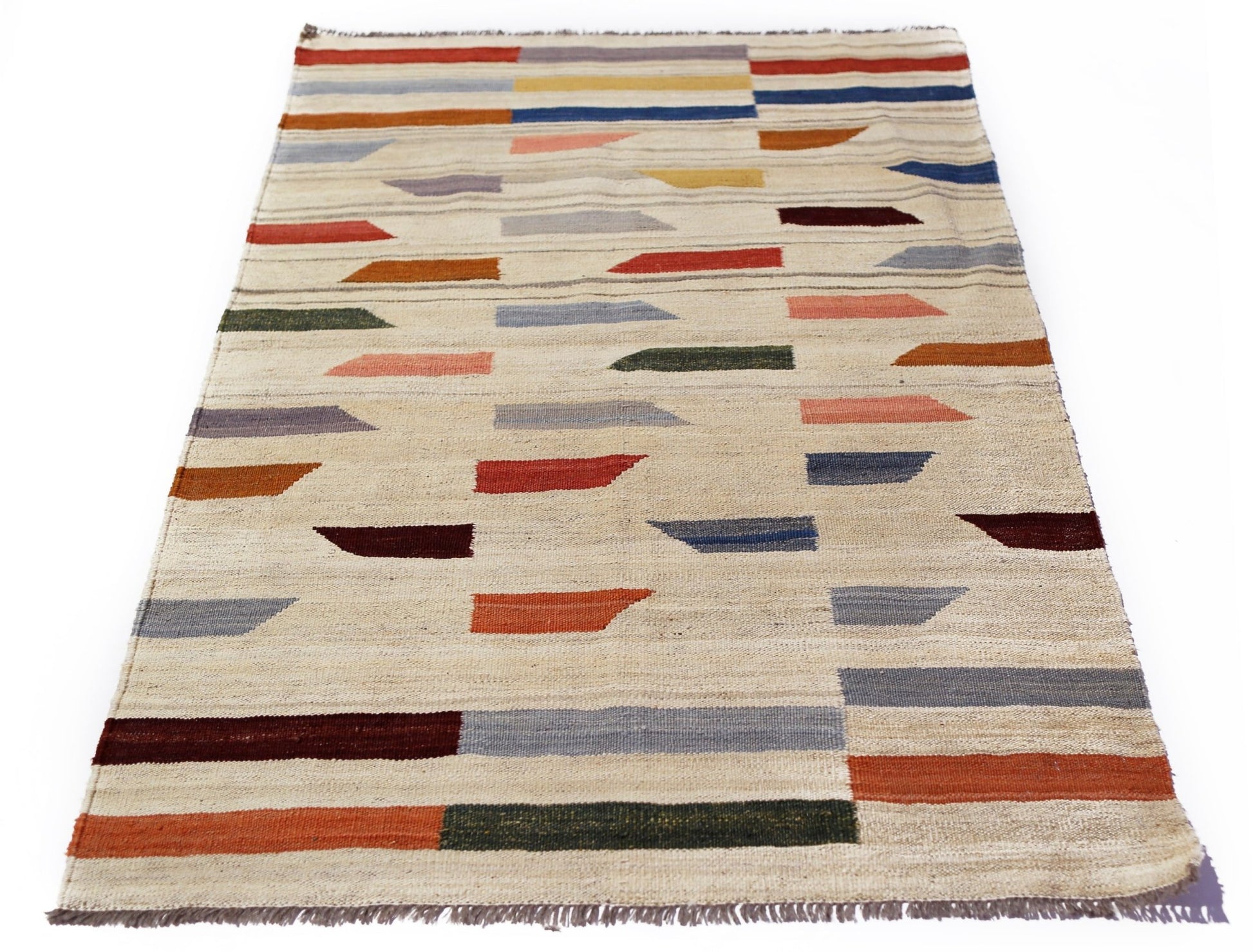 Handmade Afghan Maimana Kilim | 146 x 104 cm | 4'11" x 3'5" - Najaf Rugs & Textile