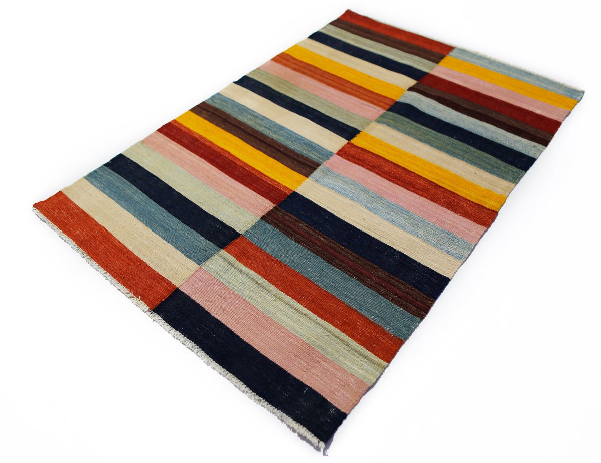 Handmade Afghan Maimana Kilim | 146 x 96 cm | 4'10" x 3'2" - Najaf Rugs & Textile
