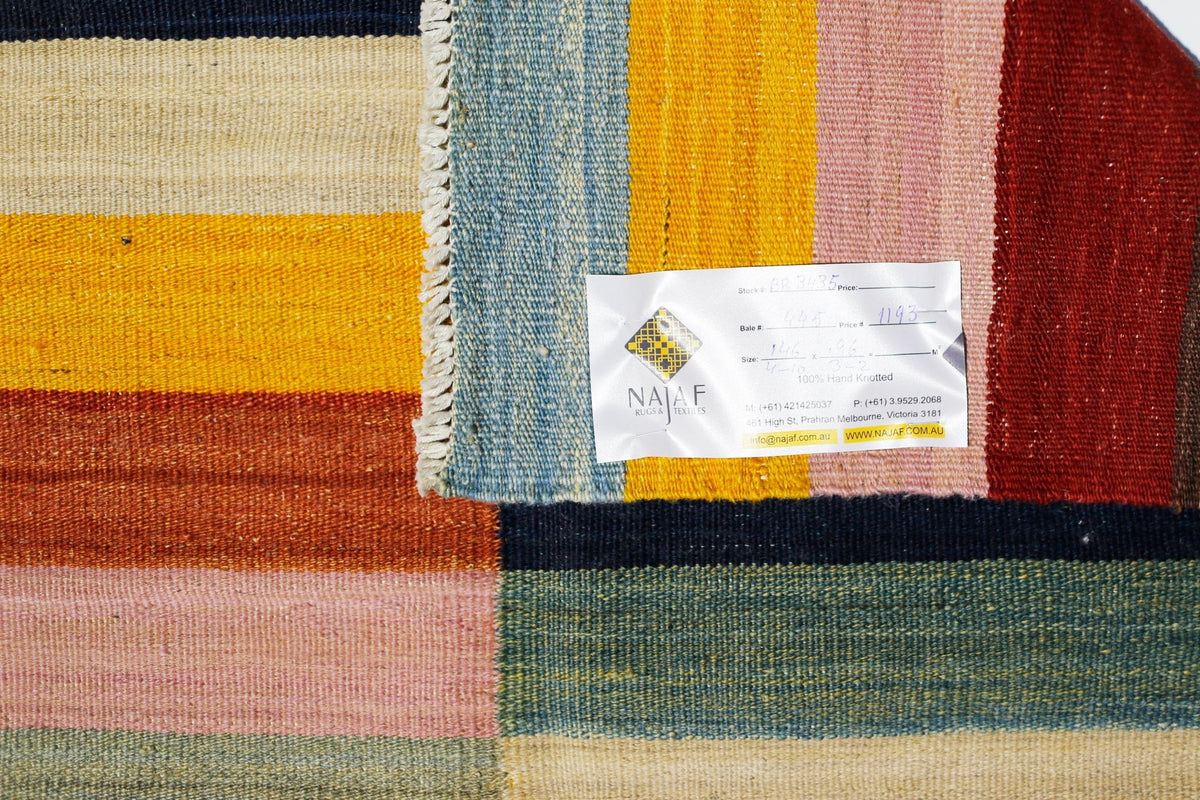 Handmade Afghan Maimana Kilim | 146 x 96 cm | 4'10" x 3'2" - Najaf Rugs & Textile